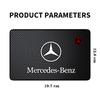 Protišmyková silikónová podložka na palubnú dosku auta na telefón/okuliare, vodotesná lepkavá podložka pre Mercedes-Benz Exclusive AMG W108 W124 W126 W140 W168