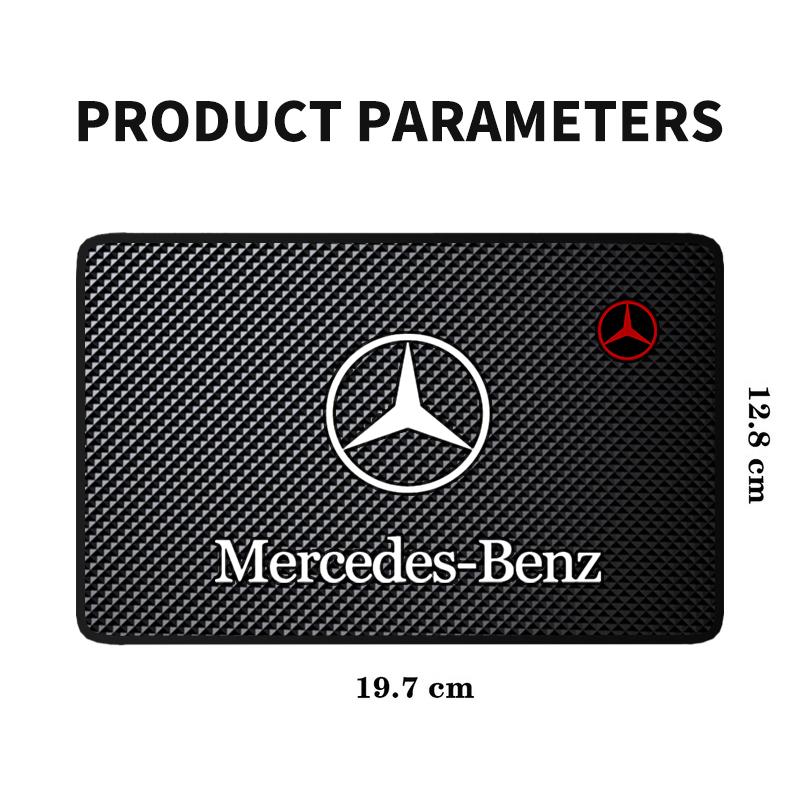 Protišmyková silikónová podložka na palubnú dosku auta na telefón/okuliare, vodotesná lepkavá podložka pre Mercedes-Benz Exclusive AMG W108 W124 W126 W140 W168
