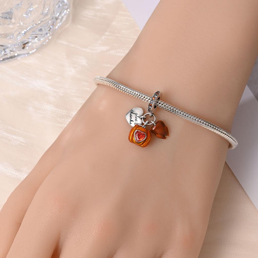 2025 New Product Autumn Designer Charms Bling Bracelet Charm for Jewelry Making Supplies Fashion Pendant & Charms Gift