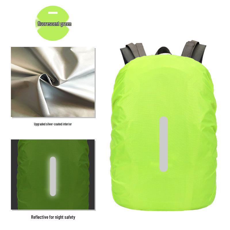 Reflective Waterproof Backpack Rain Cover for Outdoor and School Use