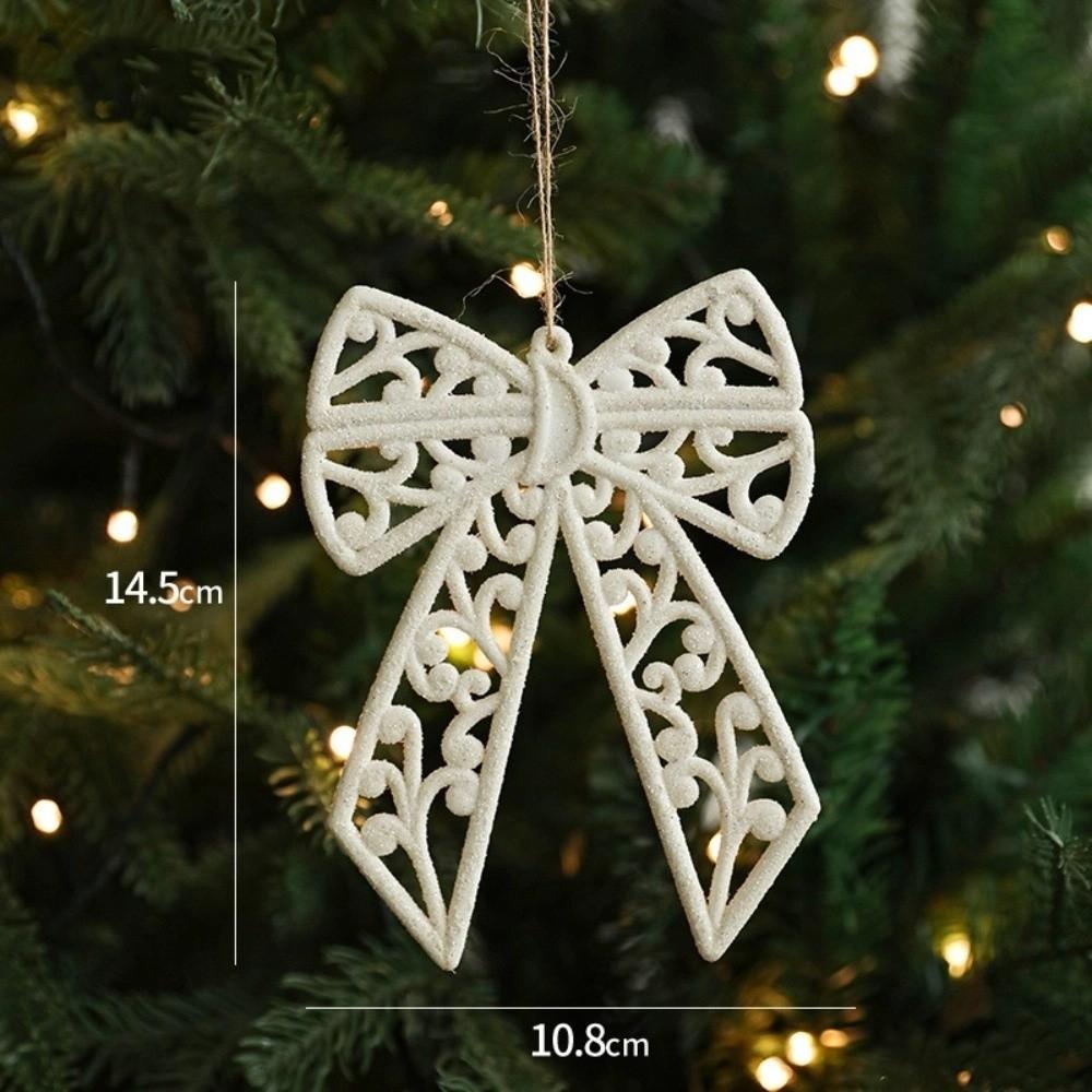 Hängender Weihnachtsdekorationsanhänger Elch Pentagramm Schneeflockendesign Weihnachtsbaumschmuck Kunststoff Weihnachtsgeschenke Weihnachtsfeier