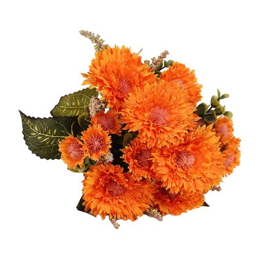 Realistischer künstlicher Chrysanthemenstrauß, exquisit, ohne Bewässerung, gefälschte Chrysanthemenblumen, Heim- und Hochzeitsdekoration