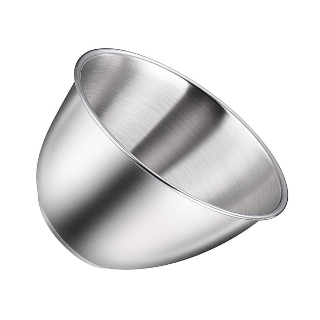 Large Capacity Slanted Lettuce Bucket Stainless Steel Bevel Vegetable Serving Bowl Cooking Basin for Kitchen Use