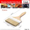 Thickened Boar Bristle Paint & Cleaning Brush Set