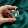 Shell Heart Bead Jewelry Box With Vintage Design For Fashion Accessories