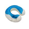 U-Shaped Memory Foam Neck Pillow with Cooling Gel, Perfect for Office, Travel, and Neck Support.