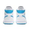 Air Jordan 1 Mid UNC Women Sneakers White Carolina-Blue BQ6472-114