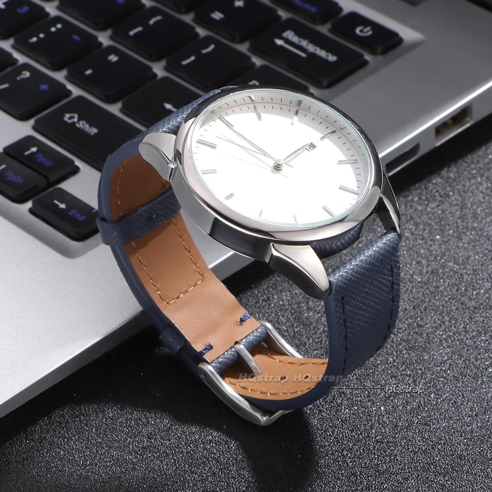 Calfskin Leather Watchbands Quick Release Watch Band 18mm 20mm 22mm for Smartwatch Strap Soft Belt Men Women Watches Accessories