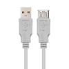 NANO CABLE USB 2.0 Extension Cable Nanocable 10.01.203/ Usb Male - Usb Female/ 1.8m/ Beige