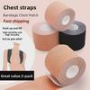 Elastic Cloth Chest Stickers: Invisible, Self-Adhesive, Lifting Nipple Tape for Women