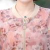 Xueer Plus Size Women's Printed Casual Baseball Jacket