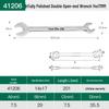 SATA Double-Headed Open-End Spanner Set: 8/10/12/14/17/19/22mm Fixed Forked Wrench