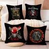 Five F-Finger Death P-Punch Cushion Cover Soft Plush Fabric Double-Sided Printed Sofa Cushion Cover For All Seasons Home Decor