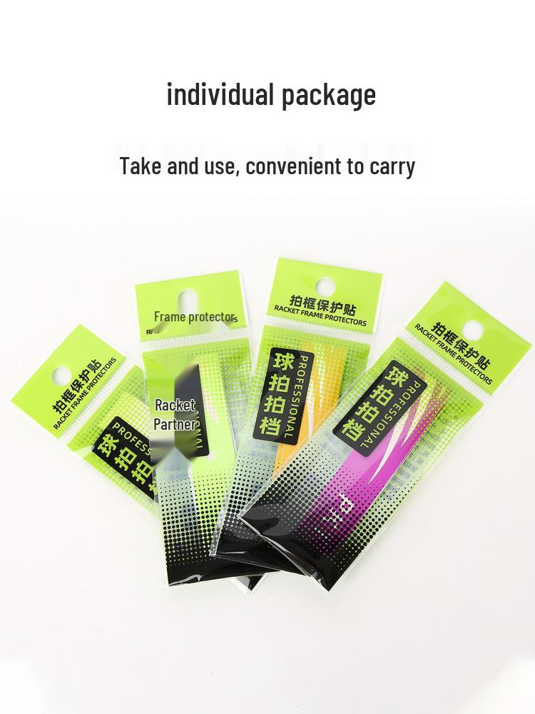 Durable Badminton Racket Edge Guard: Anti-Scratch Protective Film, Adhesive Sticker To Prevent Breakage & Paint Peeling
