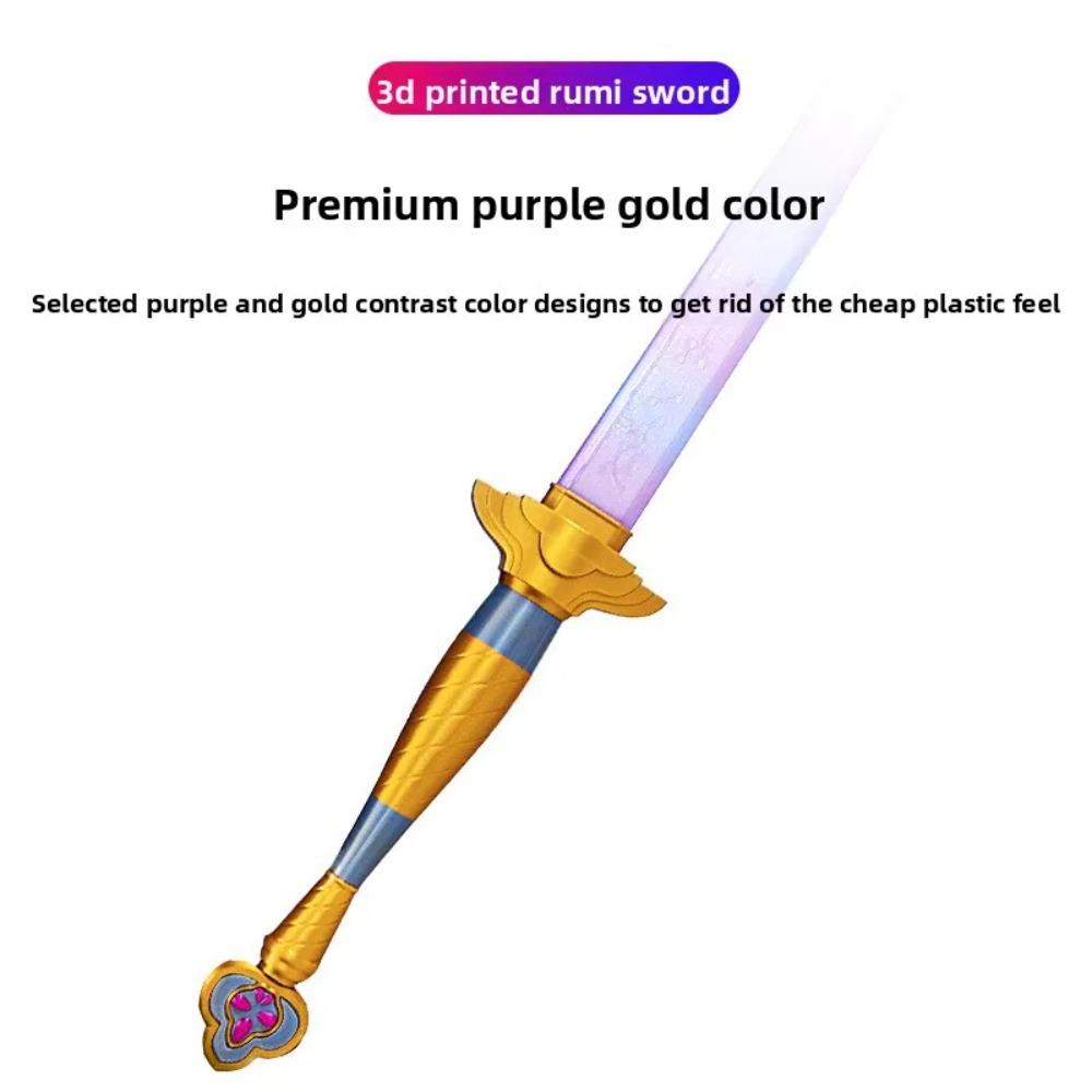 HOT  Cosplay Long Sword Devil Cartoon Roleplay Knife Props Halloween Carnival Party Disguise Costume Accessories