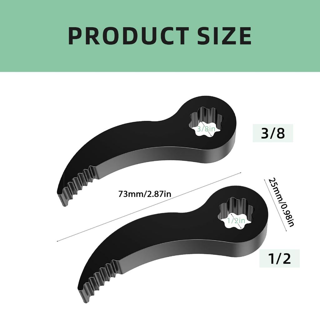 Drive Ratchet Lever Adapter Head Half Shaft Removal Tool Crowbar Adapter Head Tool Wrench Adapter Head Car Repair Tools