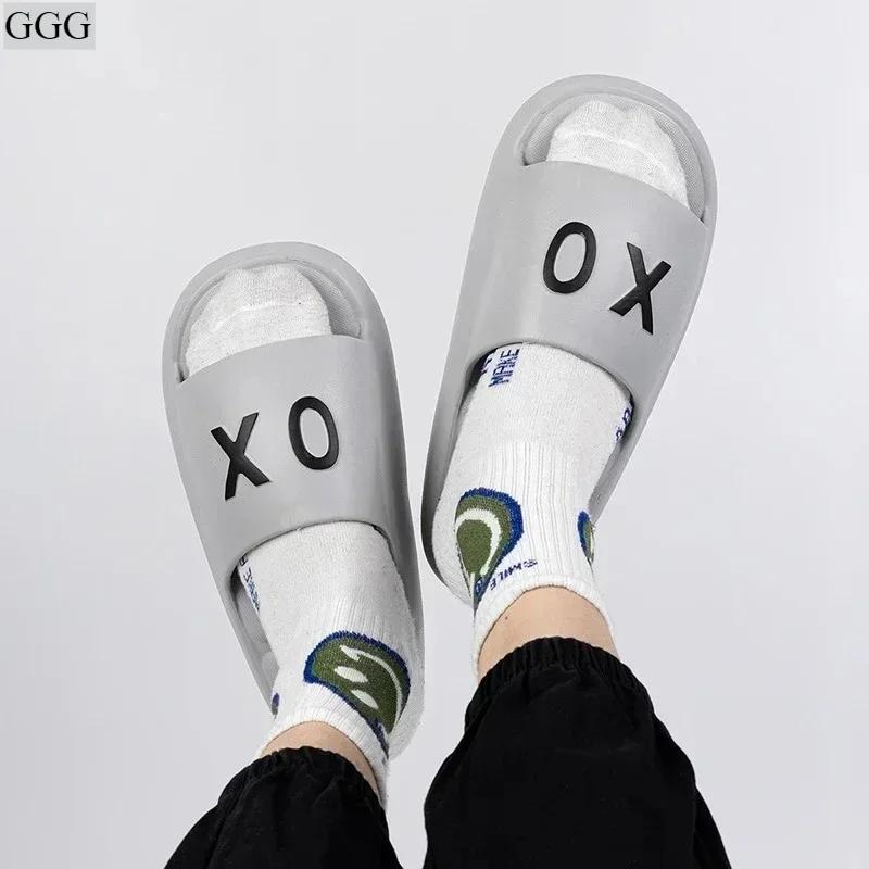 

New Men slippers Non-Slip Slide Sandals Thick Soft Platform House Shoes Men Indoor Outdoor Shower Bathroom Slipper Casual Shoes 45 хакі