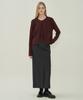 Mott Soft Halter Cardigan Set - Burgundy