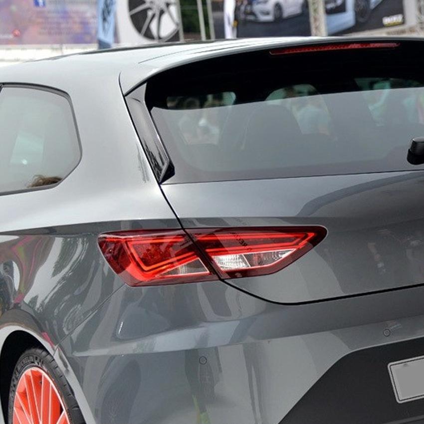 GLOSS Car Window Trim Lip Spoiler For Seat Leon 5F FR Mk3 MK3.5 Rear Windshiel Roof Wing Side Edge Tail Flap Trunk Spoiler Lip