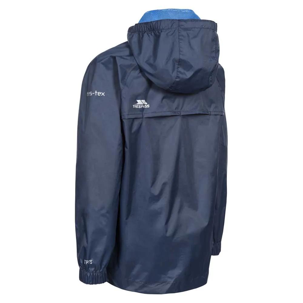 Trespass Qikpac Waterproof Jacket Packable Navy