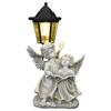 JYL TS/094,Resin Reading Angel Solar Outdoor Light Figure Statue for Garden Mini Landscape Ambient Lamp