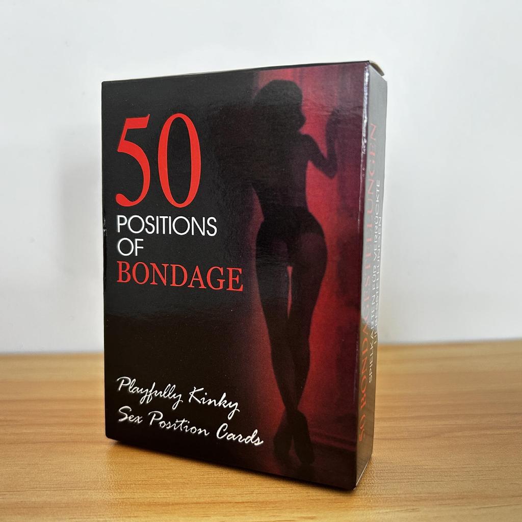 New English Edition: 50 Adult Couple's Sex Position Cards Game