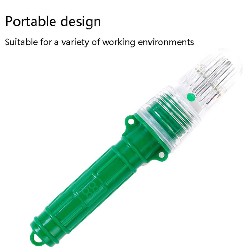 1 Stück Angellicht Doppel-Dreifachblitz Einfarbiges Leuchtfeuerlampe Zubehörlampe Pose Köderlicht Lampe Angelindikator