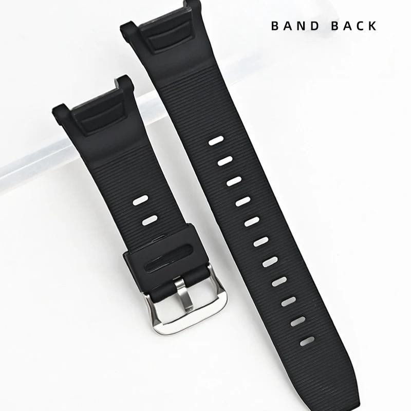 Weiches Harz Uhrenarmband Uhrenarmband für CASIO PRW-1500 PAW-1500 PRG-130 Wasserdicht und schweißfestes TPU Uhrenarmband Herrenarmband