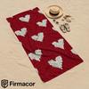 Knit Texture White Heart Cartoon Anime Beach Towel Microfiber Quick Dry Super Absorbent Soft Bath Towel for Kids Adults Travel