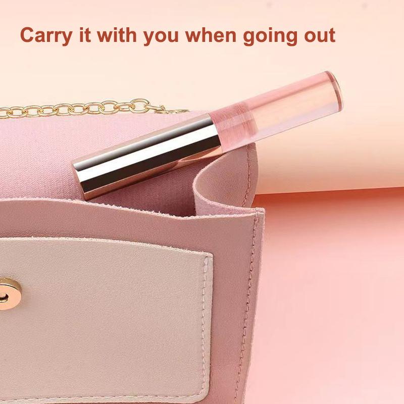 Lippenpinsel aus Silikon mit Deckel, Make-up-Pinsel mit rundem Kopf, Lippenstift-Applikator, vielseitig verwendbarer Mini-Concealer-Pinsel, tragbares Make-up-Tool