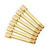 6Pcs Tremolo Intonation Saddle Mounting Screws Replacement For Electric Guitar (Gold)
