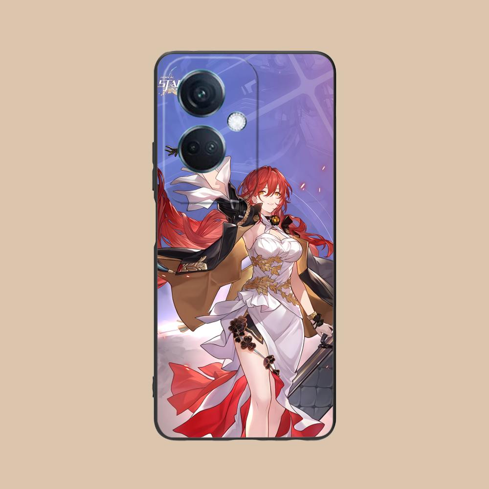 HSR Himeko Matte TPU Mobile Phone Case for OPPO Find X9 X8 X7 X6 X5 X3 X2 Plus s Pro Ultra Lite Colorful Printing Cover