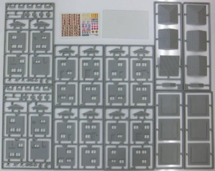 Greenmax N Gauge 2137 Housing Set (Unpainted Kit)