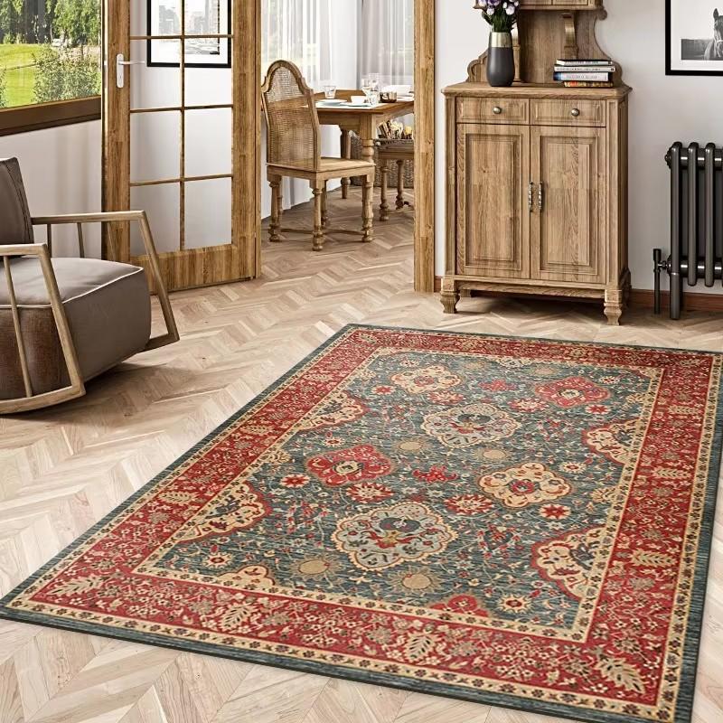 Türkiye Persian Carpet Vintage Ethnic Style Rug Living Room Decoration Rugs Living Room Bedroom Decoration Washroom Floor Mat