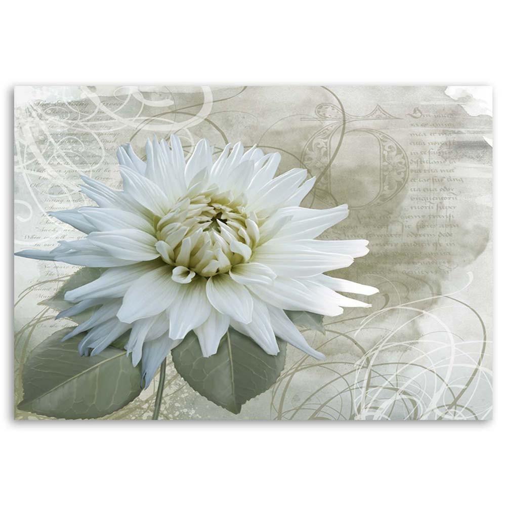 Canvas print Vintage Beige Flower