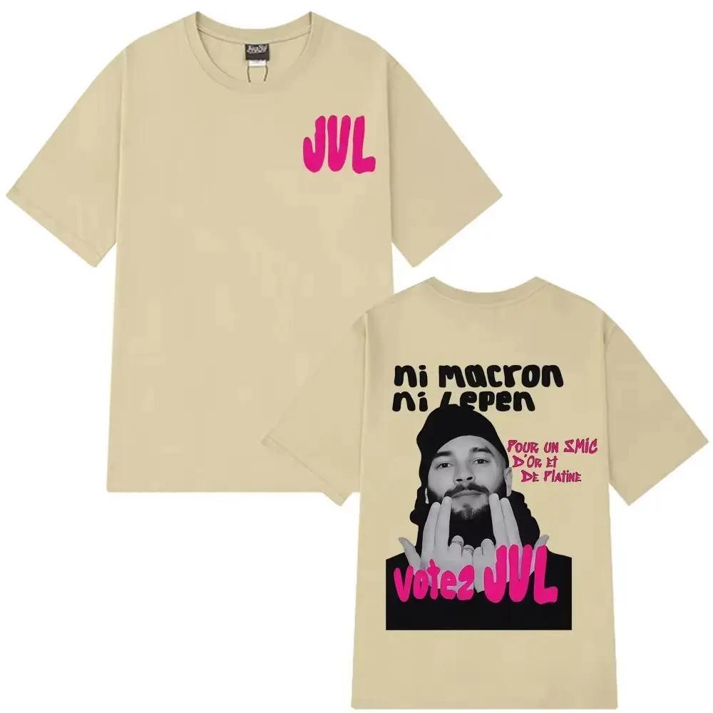

Y2k Hip-hop T-shirt 2026 French Rapper JUL Fashion Graphics Print Cotton T-shirts Casual Aesthetic Trendy T-shirt Unisex 4XL