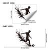 2026 World Cup Football Soccer Wall Sticker for Boys Self-Adhesive Removable Kids Room Bedroom Fan Sports Decor