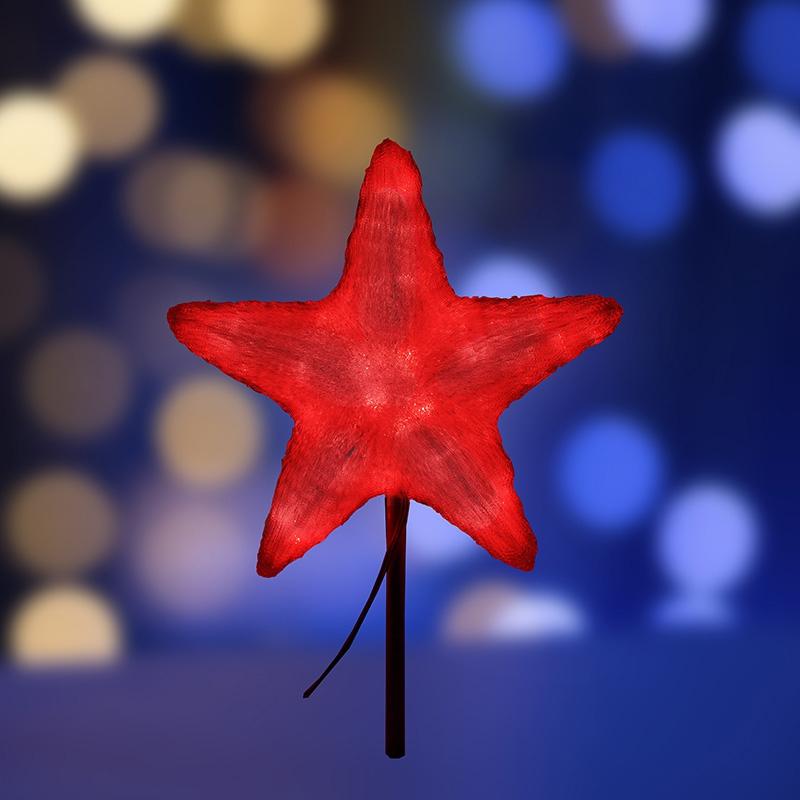 

Фигурка Неоновая Ночь Акрил Led Star 50см 160 Светодиодов Красный