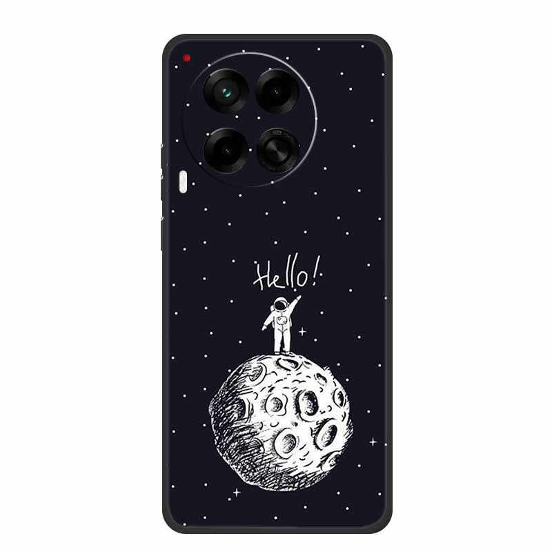 6.78" For Tecno Camon 30 Case Fashion Marble Black Silicone Soft TPU Back Cover Cases For Tecno Camon 30 5G Premier Phone Case