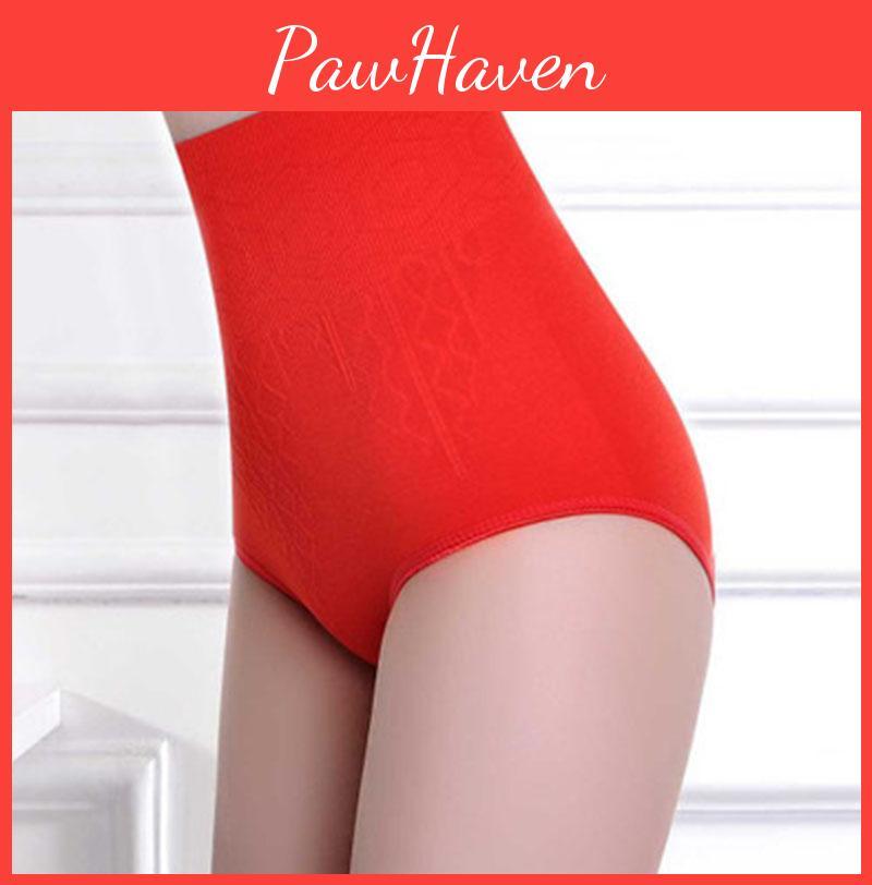 Women's Seamless High Elastic High Waist Tummy Control Body Shaper Briefs For A Flawless Silhouette