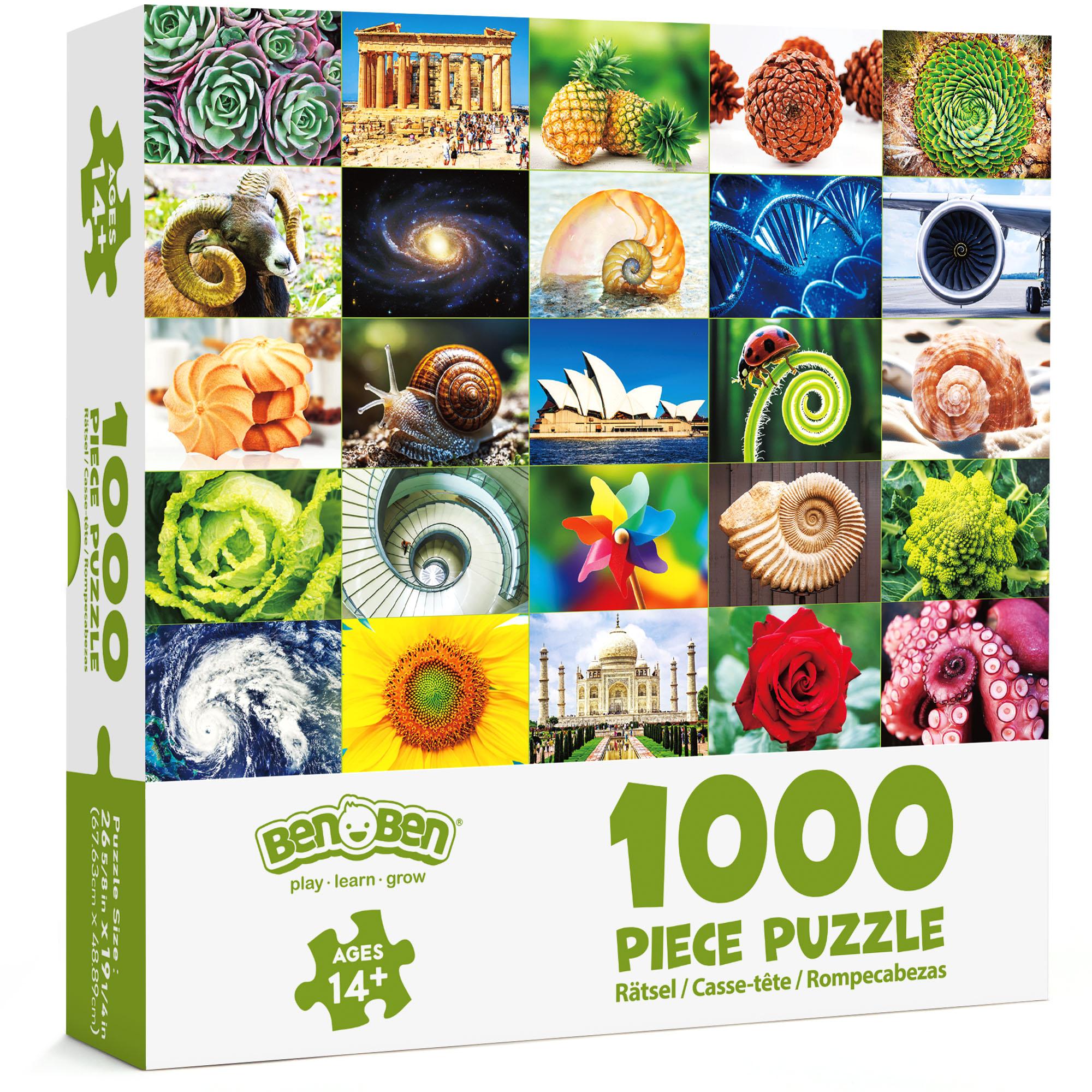 

1000 шт. Спіральні Тематичні Пазли Для Дорослих Друзів День Народження Різдво День Подяки United States