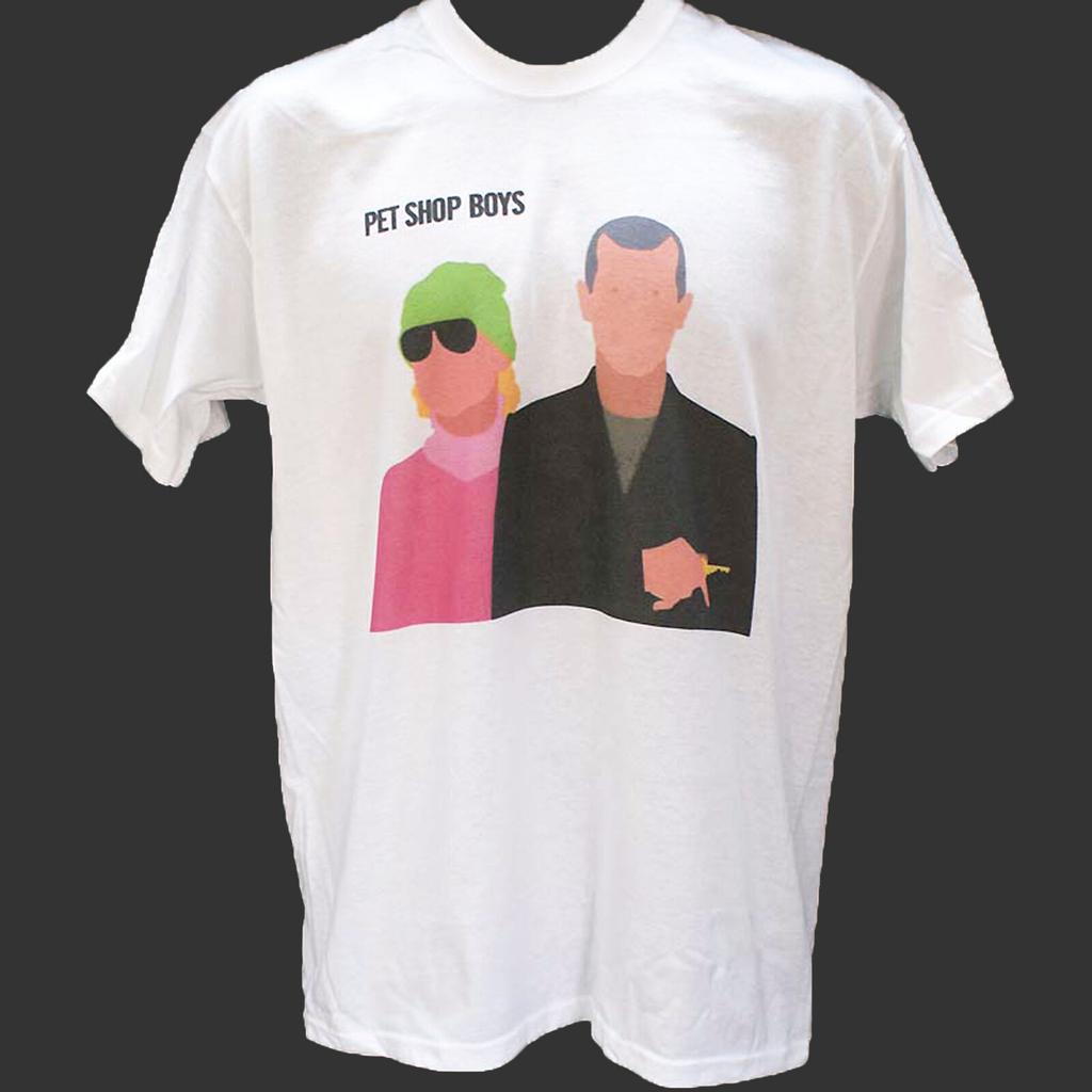 Pet Shop Boys Electro Pop Dance T-Shirt Mens Womens Tees Top unisex S-3XL