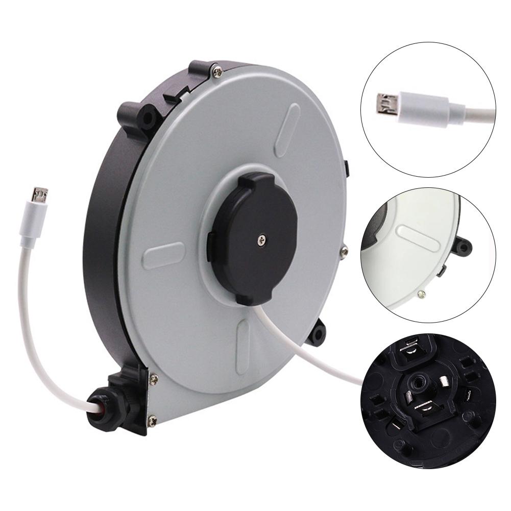 Automatic Retractable Power Reel Cable 220v Camping Wire Power Reel Cable Cover 1.8m Extension Retractable Cord Reel Power Cord