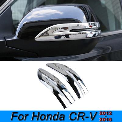 Car Side Door Rearview Turning Mirror Stripe Sticker Cover ABS Chrome For Honda CRV CR-V 2012 2013 2014 2015