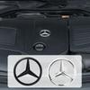 70mm automobile engine logo metal hood badge for Mercedes-Benz W220W221W117W166W176W177W204W212W213GLE CLA GLC GLML