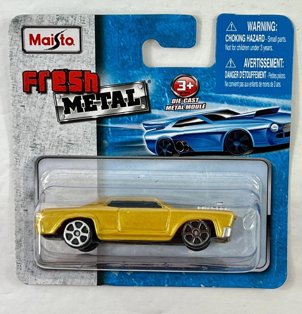 Maisto, Fresh Metal Miniature, Rosewood, Toy Car, 11646, Yellow, 1:64, 3+