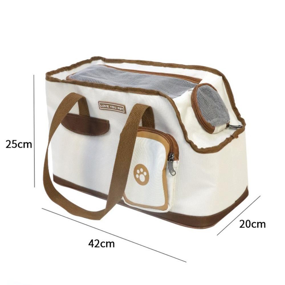 New Oxford Pet Carrying Handbag Large Capacity Waterproof Pet Carrying Bag Breathable Foldable Dog Backpack Cats
