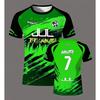 JUL 3D Series 90-Minute Football T-Shirt, Quick-Dry Summer Outdoor Sports T-Shirt for Men, Loose-Fit Crew Neck T-Shirt