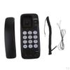 Mini Corded Wall Telephone Desktop Desk Table Phone