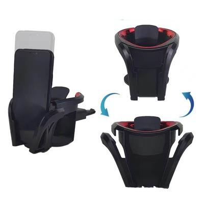 Adjustable Car Cup Holder Space-Saving Quick Installation Drink Holder Smartphone Support Stand Cup Mount Vehicles